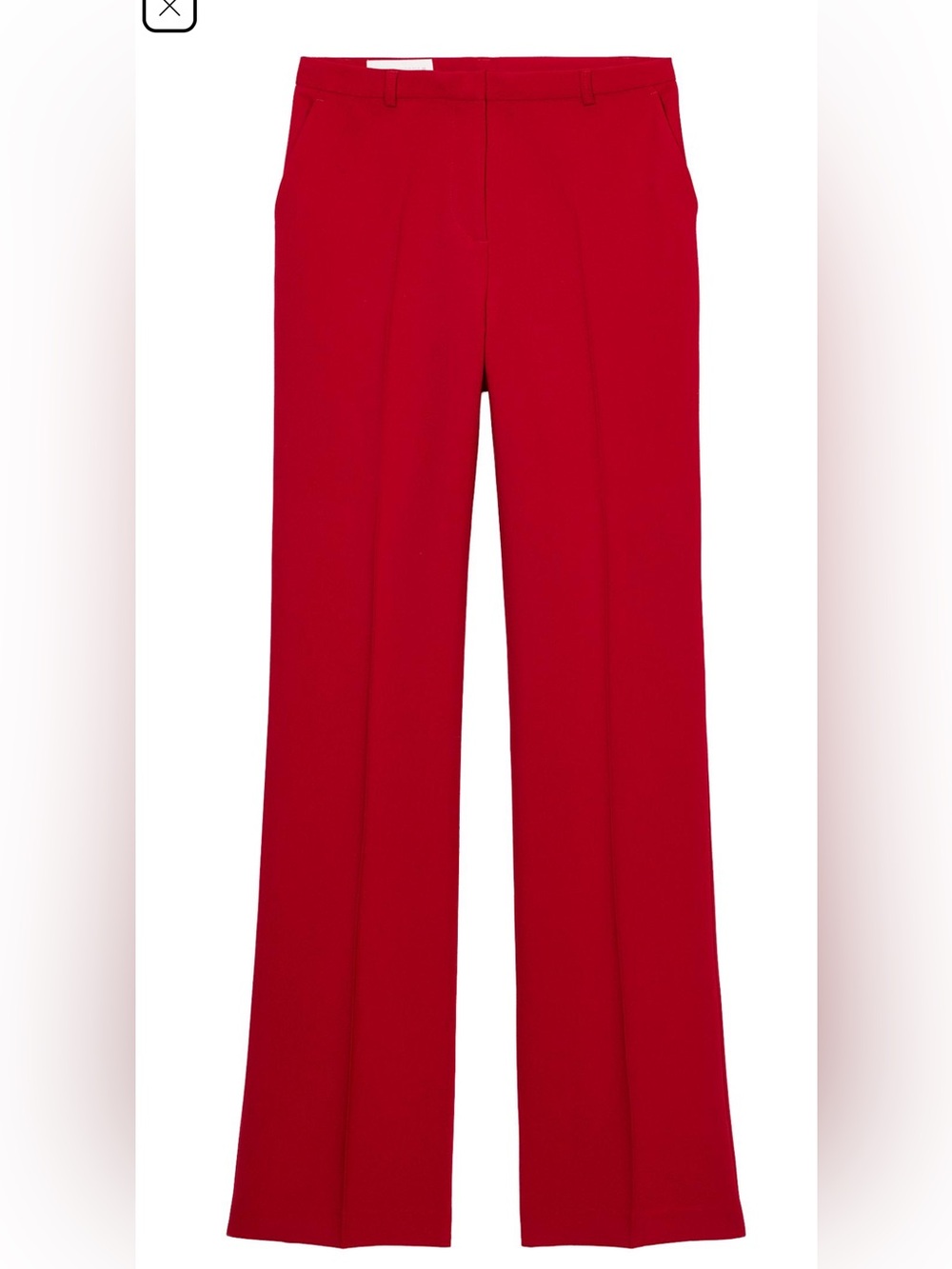Zara High-Waisted straight Leg pants